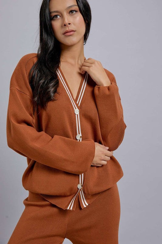 CARDIGAN AND PANTS SET