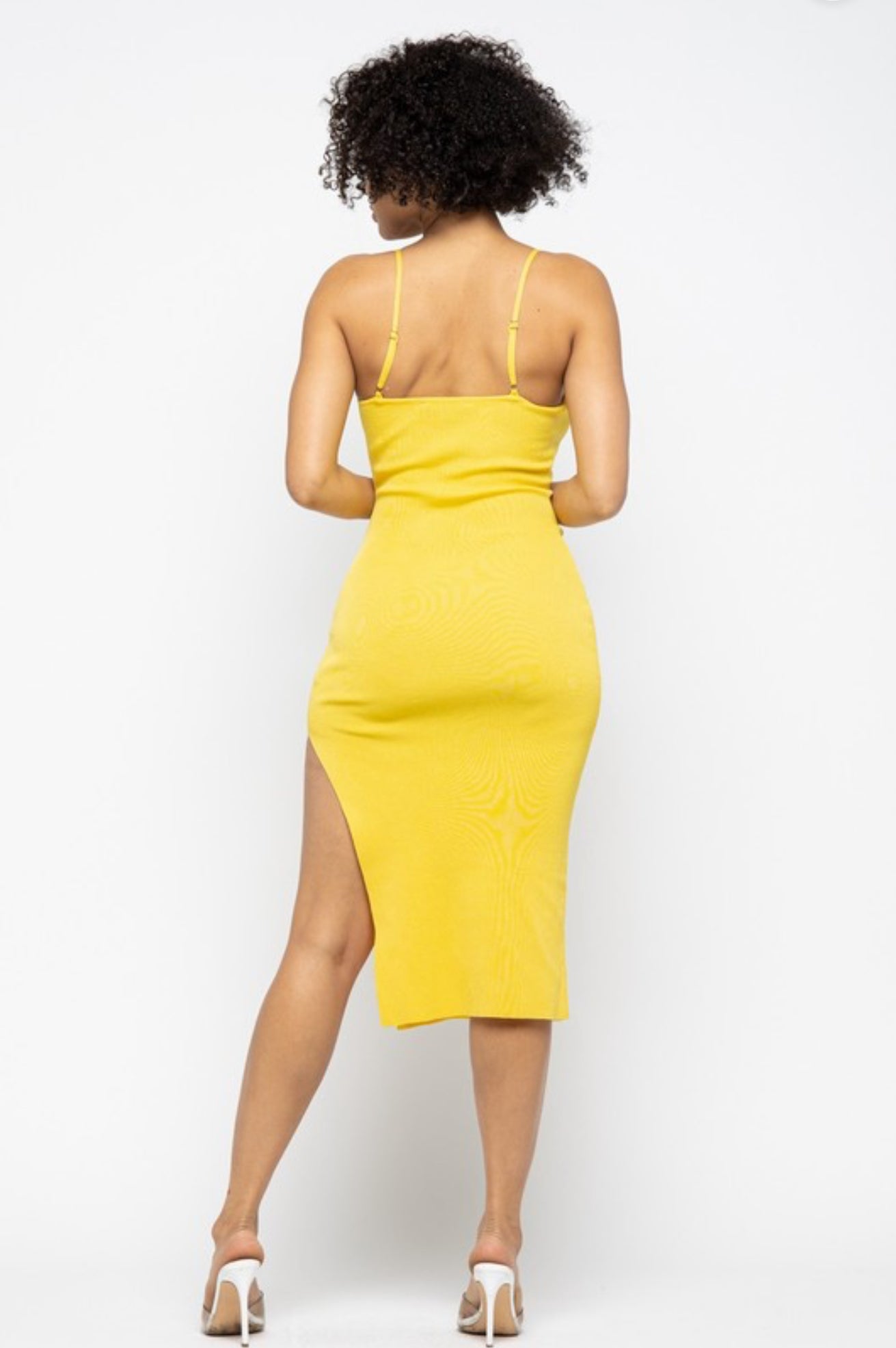 Side Slit Cami Dress