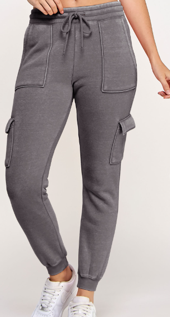 BURN OUT BOYFRIEND FIT ZIP UP JACKET & JOGGER SET