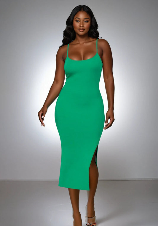 Side Slit Cami Dress
