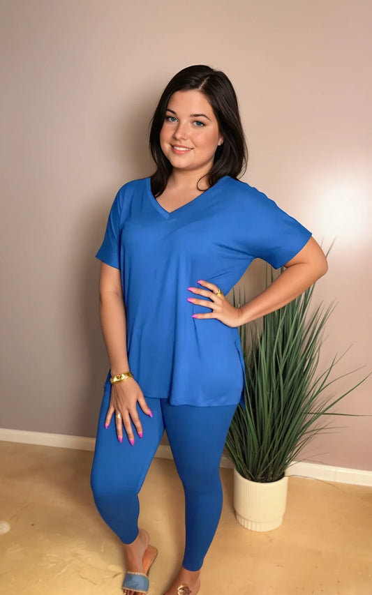 Buttery Soft Lounge Set  Short-Sleeved