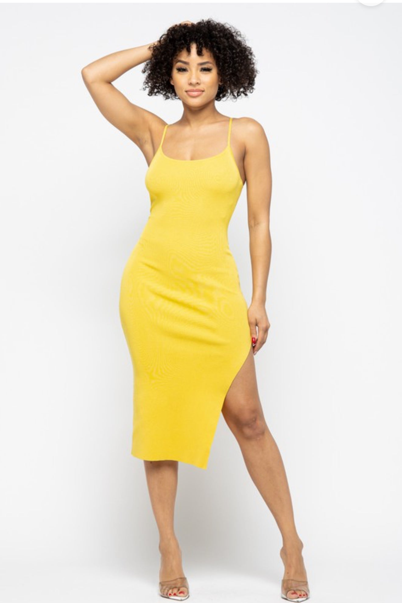 Side Slit Cami Dress